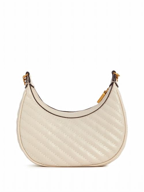 Guess Sela Mini Crossbody Hobo Albi | GUESS-SN29029