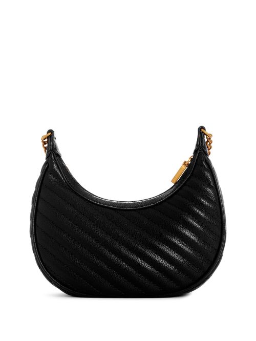 Guess Sela Mini Crossbody Hobo Negrii | GUESS-SN29043
