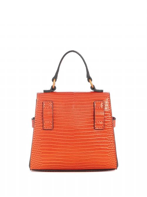 Guess Sestri Canvas Micro Mini Satchel Portocalii | GUESS-SN29236