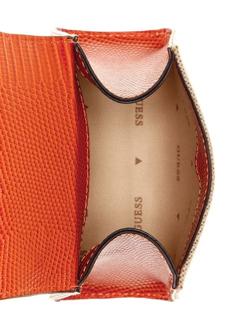 Guess Sestri Canvas Micro Mini Satchel Portocalii | GUESS-SN29236