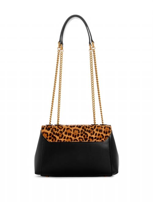 Guess Sestri Leopard Convertible Crossbody Maro | GUESS-SN29039