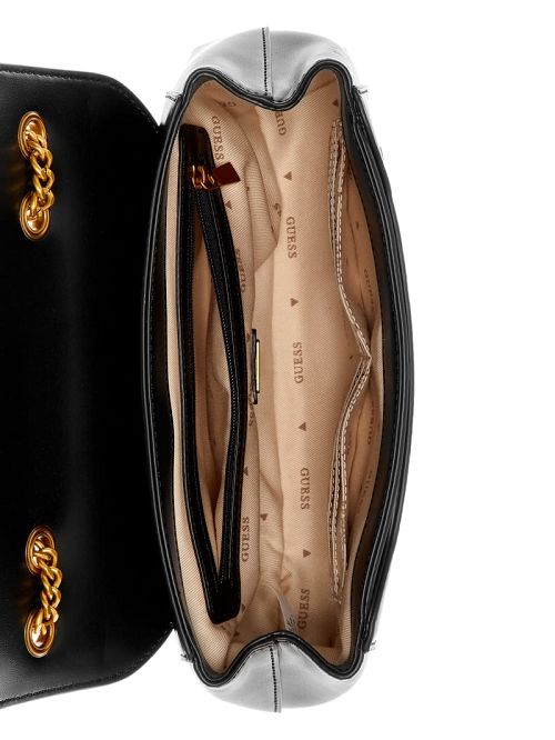 Guess Sestri Leopard Convertible Crossbody Maro | GUESS-SN29039