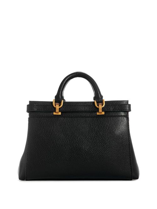 Guess Sestri Pebbled Mini Satchel Negrii | GUESS-SN29237