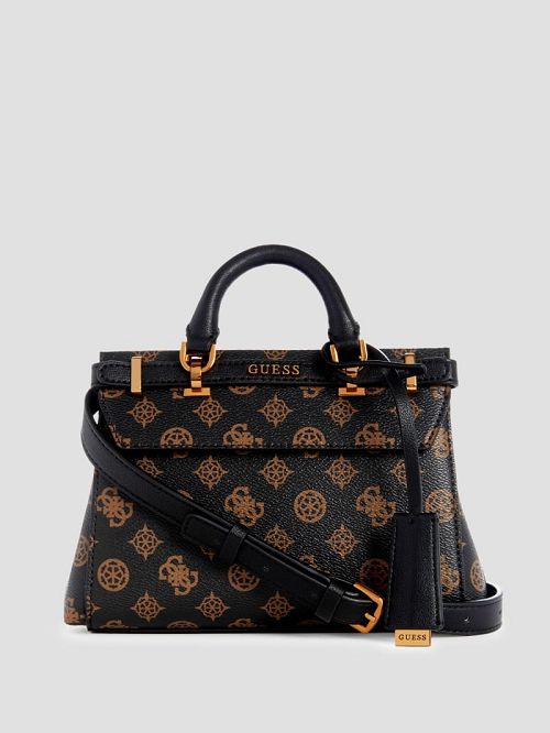 Guess Sestri Peony Mini Satchel Maro | GUESS-SN29242
