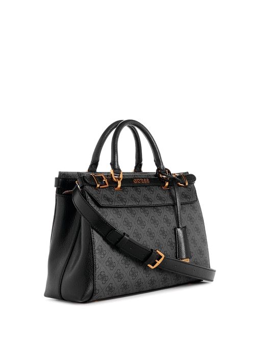 Guess Sestri Quattro G Luxury Satchel Negrii | GUESS-SN29271