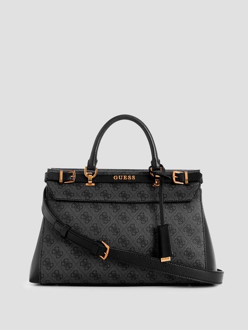 Guess Sestri Quattro G Luxury Satchel Negrii | GUESS-SN29271