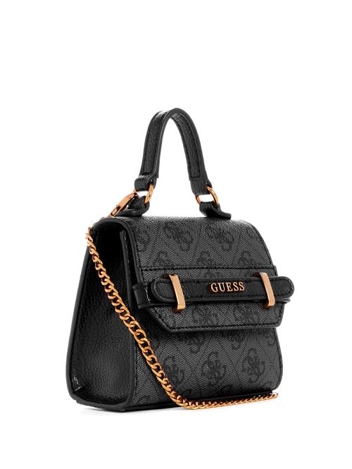 Guess Sestri Quattro G Micro Mini Satchel Negrii | GUESS-SN29270