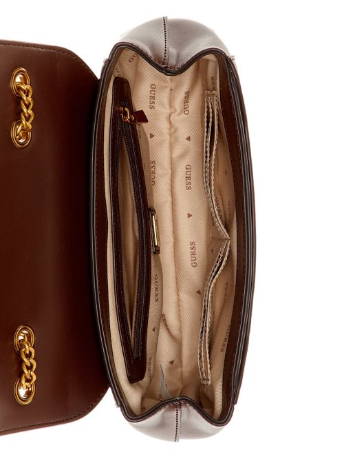 Guess Sestri Zebra Convertible Crossbody Maro | GUESS-SN29038