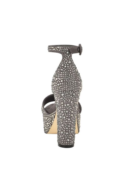 Guess Setone Rhinestone Platform Heels Bej | GUESS-SN29679