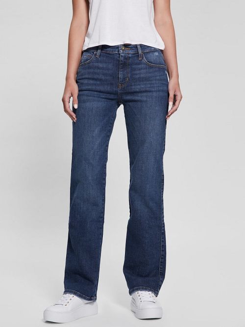 Guess Sexy Straight Jeans Albastri | GUESS-SN26602