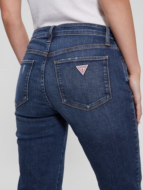 Guess Sexy Straight Jeans Albastri | GUESS-SN26602