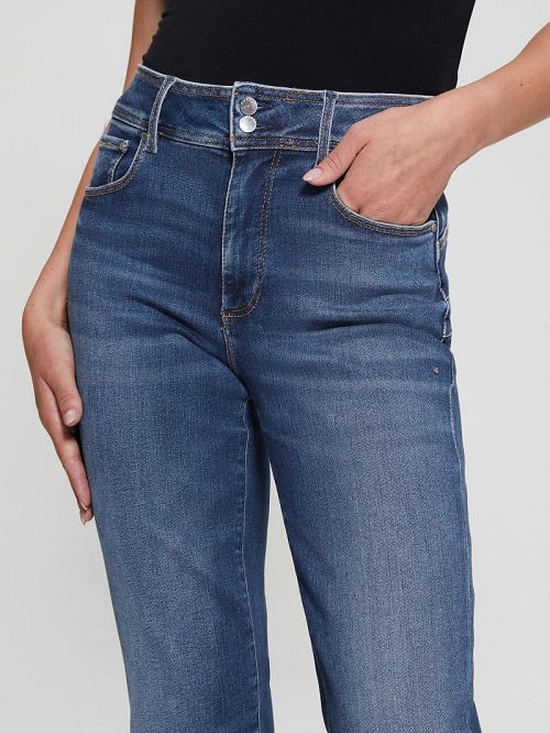 Guess Shape Up Straight Denim Jeans Albastri | GUESS-SN26641