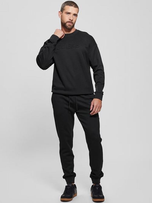 Guess Sheen Cuffed Pants Negrii | GUESS-SN31591