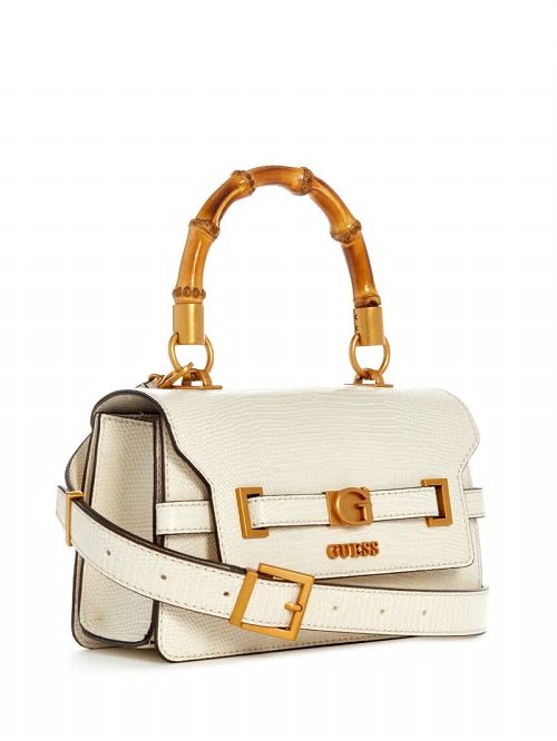 Guess Sibel Top-Handle Flap Bag Albi | GUESS-SN29329