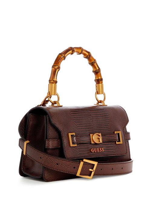 Guess Sibel Top-Handle Flap Bag Maro | GUESS-SN28687