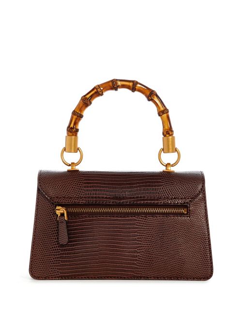 Guess Sibel Top-Handle Flap Bag Maro | GUESS-SN28687