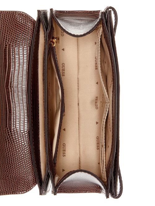 Guess Sibel Top-Handle Flap Bag Maro | GUESS-SN28687