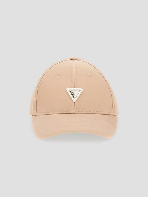 Guess Signature Triangle Baseball Hat Bej | GUESS-SN30175