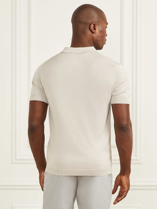 Guess Silk Polo Gri | GUESS-SN31184