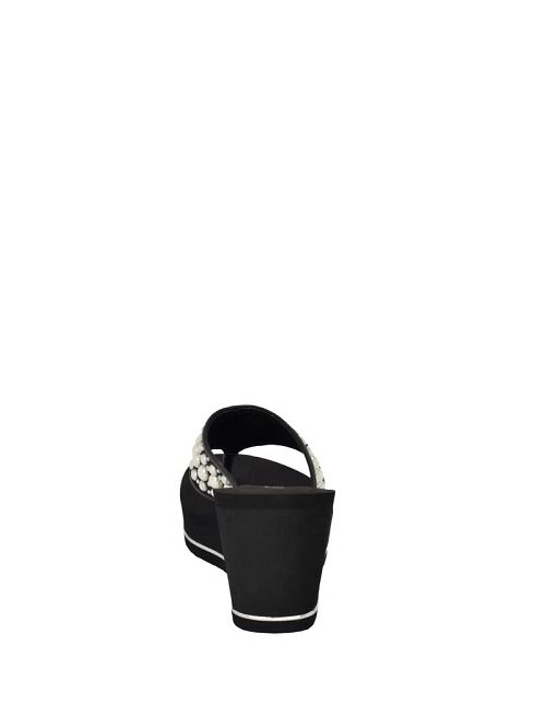 Guess Silus Pearl Wedge Sandals Negrii | GUESS-SN29710