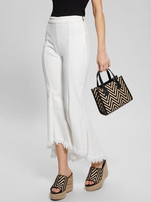 Guess Silvana Chevron Mini Tote Negrii | GUESS-SN29418