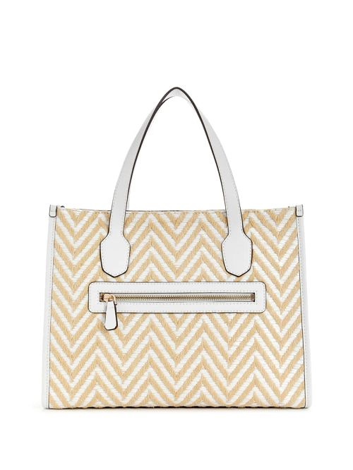Guess Silvana Chevron Tote Albi | GUESS-SN28953