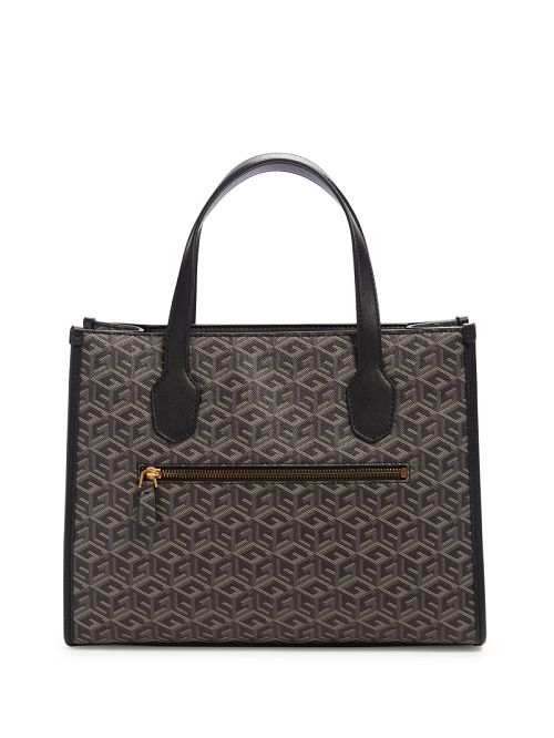 Guess Silvana G Cube Tote Negrii | GUESS-SN29430