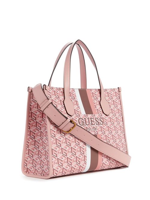 Guess Silvana G Cube Tote Roz | GUESS-SN29392