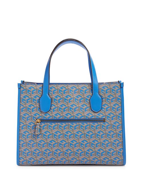 Guess Silvana G Cube Tote Turcoaz | GUESS-SN29365