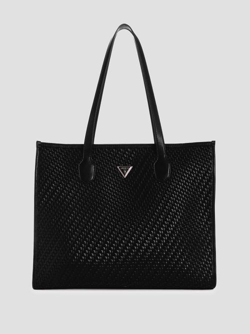 Guess Silvana Girlfriend Tote Negrii | GUESS-SN29467