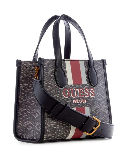 Guess Silvana Mini Totes Negrii | GUESS-SN29469