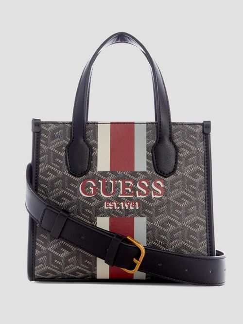 Guess Silvana Mini Totes Negrii | GUESS-SN29469