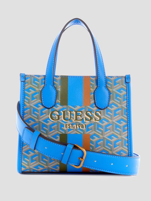 Guess Silvana Mini Totes Turcoaz | GUESS-SN28803