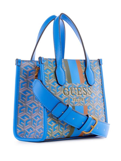 Guess Silvana Mini Totes Turcoaz | GUESS-SN29250