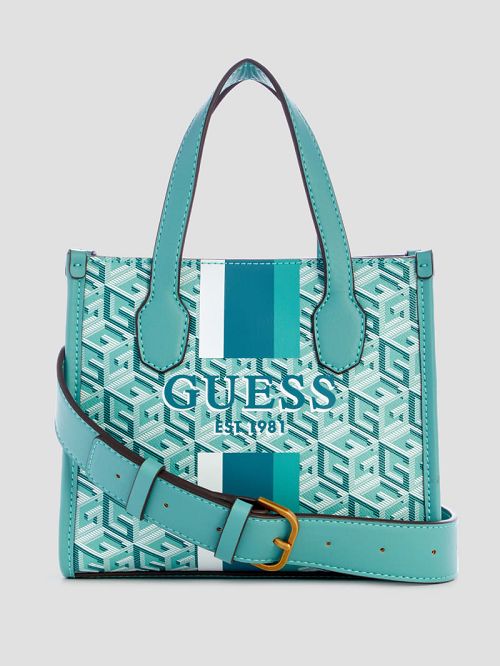 Guess Silvana Mini Totes Verzi | GUESS-SN29366