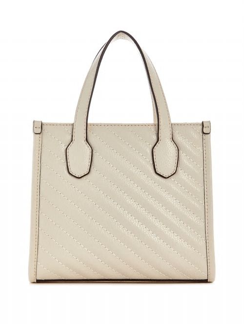 Guess Silvana Mini Woven Tote Albi | GUESS-SN29459