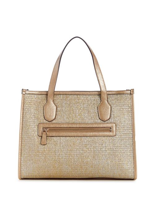 Guess Silvana Raffia Tote Aurii | GUESS-SN28739