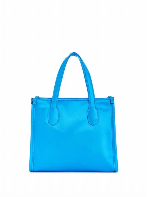 Guess Silvana Satin Mini Tote Albastri | GUESS-SN29403