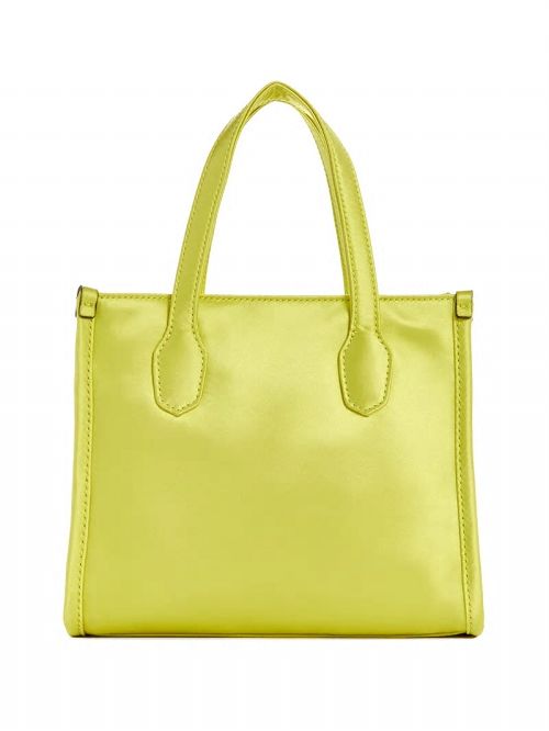 Guess Silvana Satin Mini Tote Galbeni | GUESS-SN28932