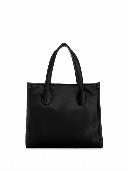 Guess Silvana Satin Mini Tote Negrii | GUESS-SN29399