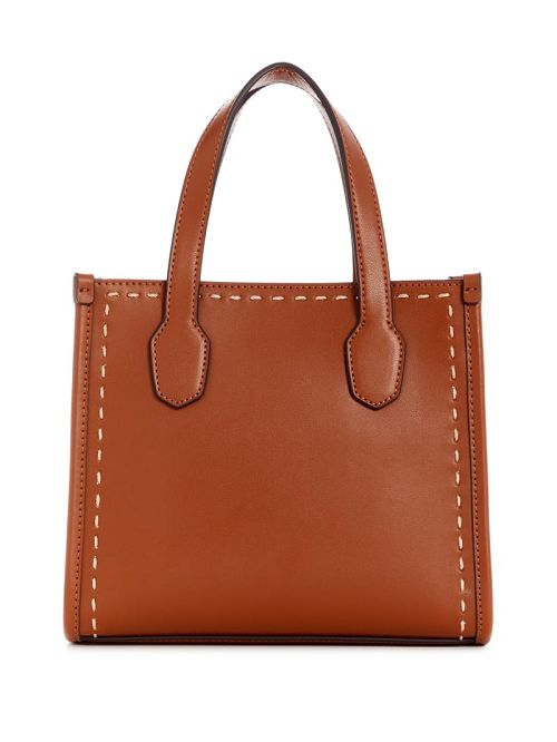 Guess Silvana Stitched Mini Tote Maro | GUESS-SN29349