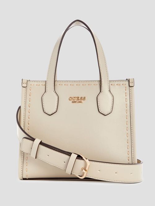 Guess Silvana Stitched Mini Tote Maro | GUESS-SN29404