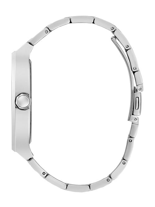 Guess Silver-Tone Barrel Analog Watch Argintii | GUESS-SN31665