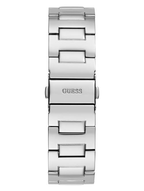 Guess Silver-Tone Barrel Analog Watch Argintii | GUESS-SN31665