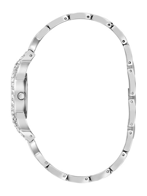 Guess Silver-Tone Crystal Analog Watch Argintii | GUESS-SN30019