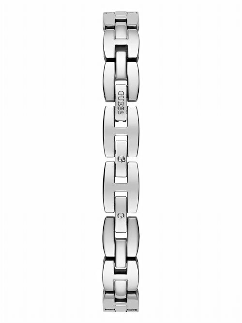 Guess Silver-Tone Crystal Analog Watch Argintii | GUESS-SN30019