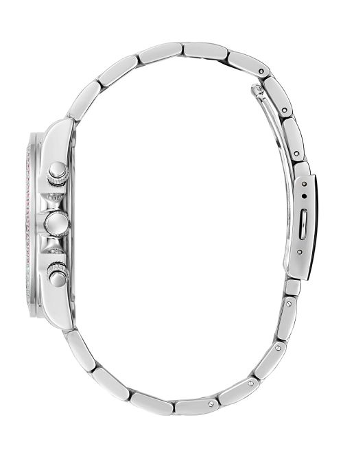 Guess Silver-Tone and Ombre Multifunction Watch Argintii | GUESS-SN29970