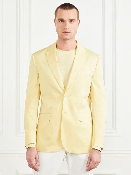 Guess Single Breasted Blazer Galbeni | GUESS-SN30729