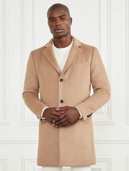 Guess Single Breasted Wool-Blend Coat Bej | GUESS-SN30743