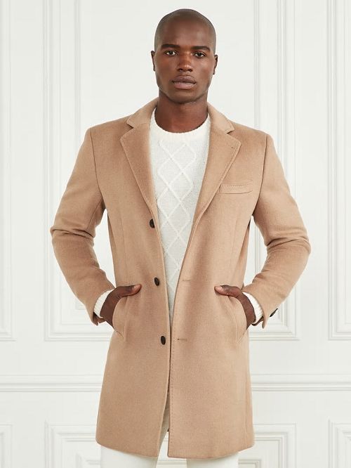 Guess Single Breasted Wool-Blend Coat Bej | GUESS-SN30743